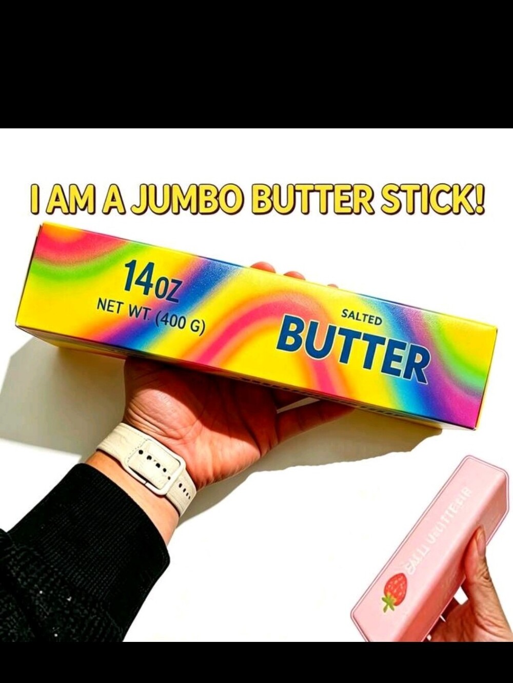 Salted Butter Jumbo Stick - Rainbow - New!
